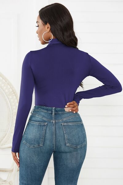 Turtleneck Long Sleeve Bodysuit